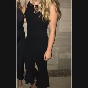 Spaghetti strap jumpsuit